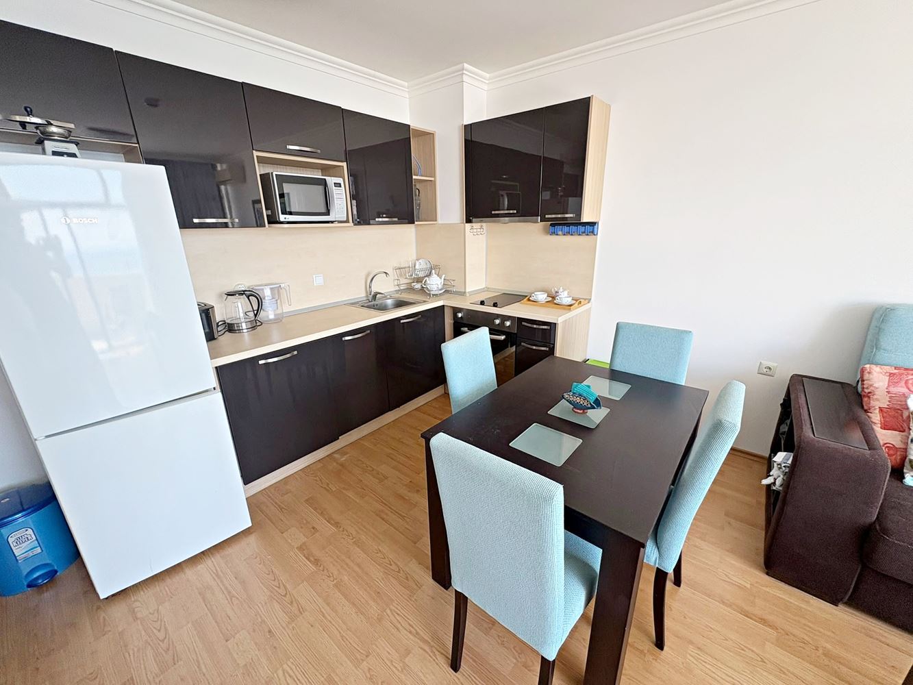 Luxury One-Bedroom Apartment with Panoramic Sea View on the First Line in Sveti Vlas