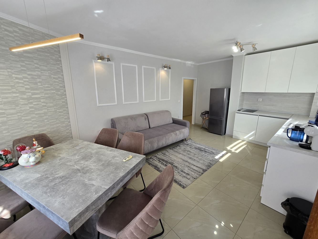 Three-room apartment with luxury renovation in Sunny Beach – pool view and installment payment option