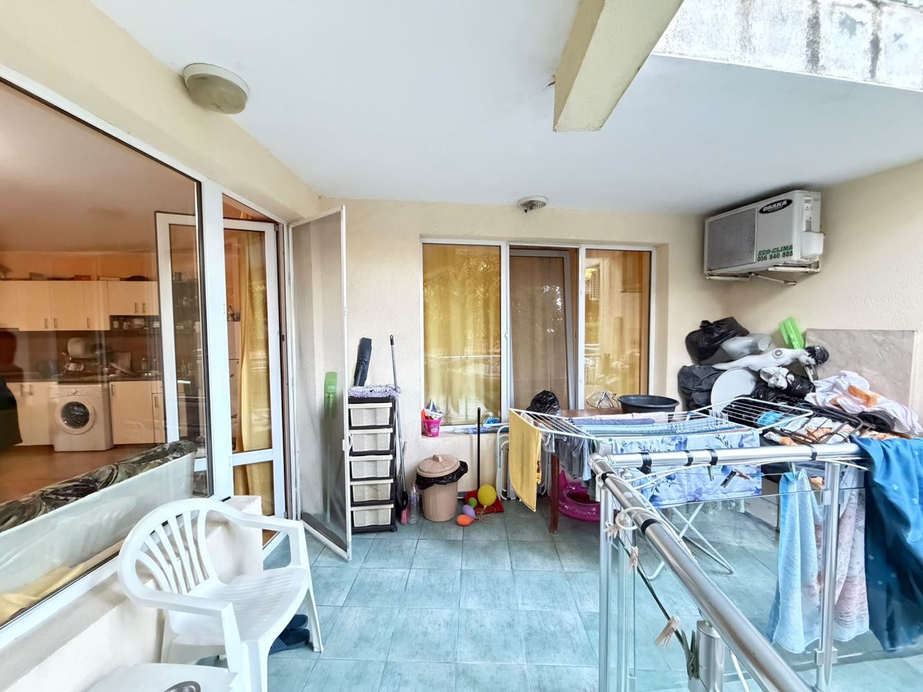 100 Metres from the Sea – Cosy One-Bedroom Apartment with a View of the Quiet Part of the Complex