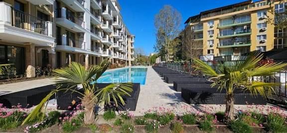 Luxury one-bedroom apartment 5 minutes from the beach in the central part of Sunny Beach