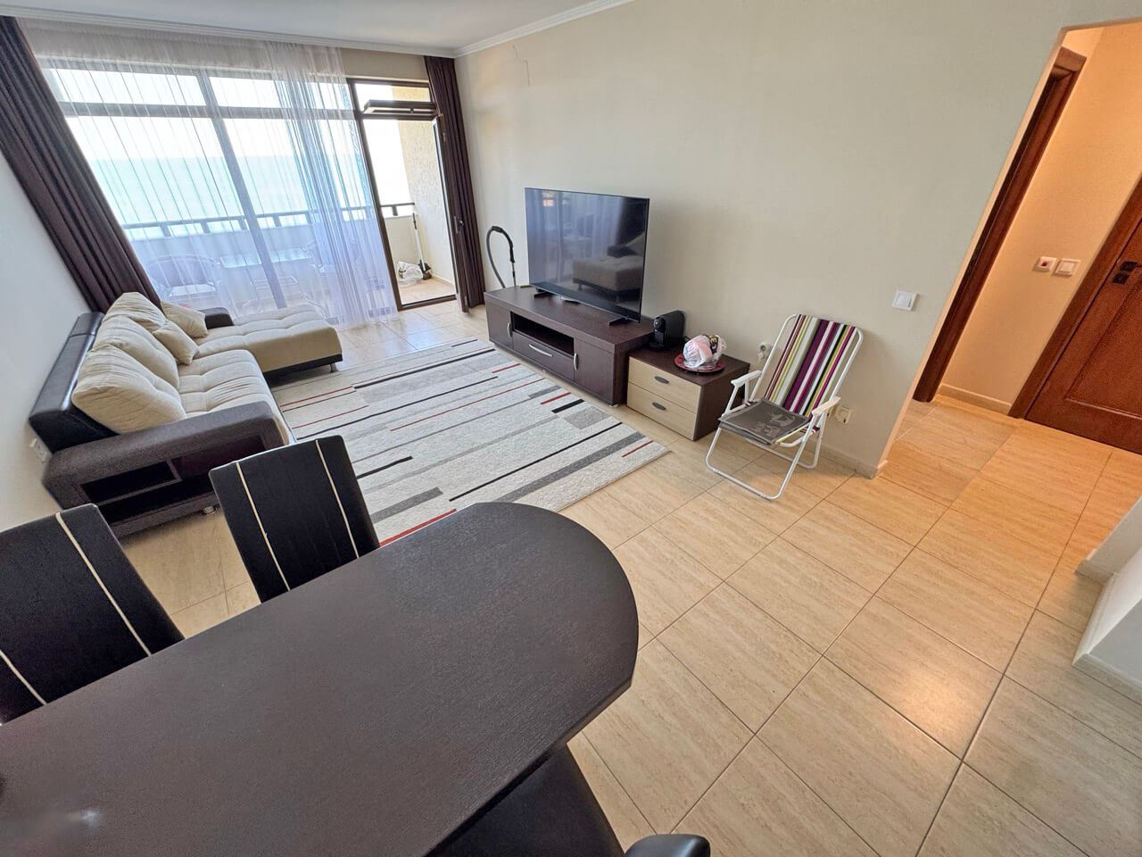One-Bedroom Apartment on the First Line with Panoramic Sea View in Sveti Vlas