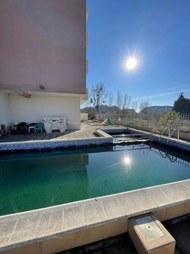 Stylish furnished studio in a year-round complex in Sunny Beach, 400 meters from the beach