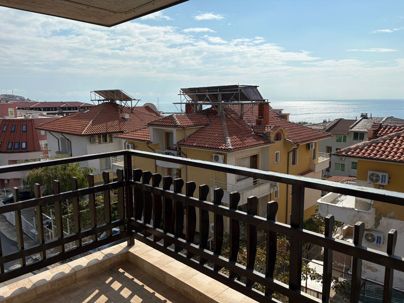 Three-room Apartment with Panoramic Sea View in Sveti Vlas – 200 m from the Beach