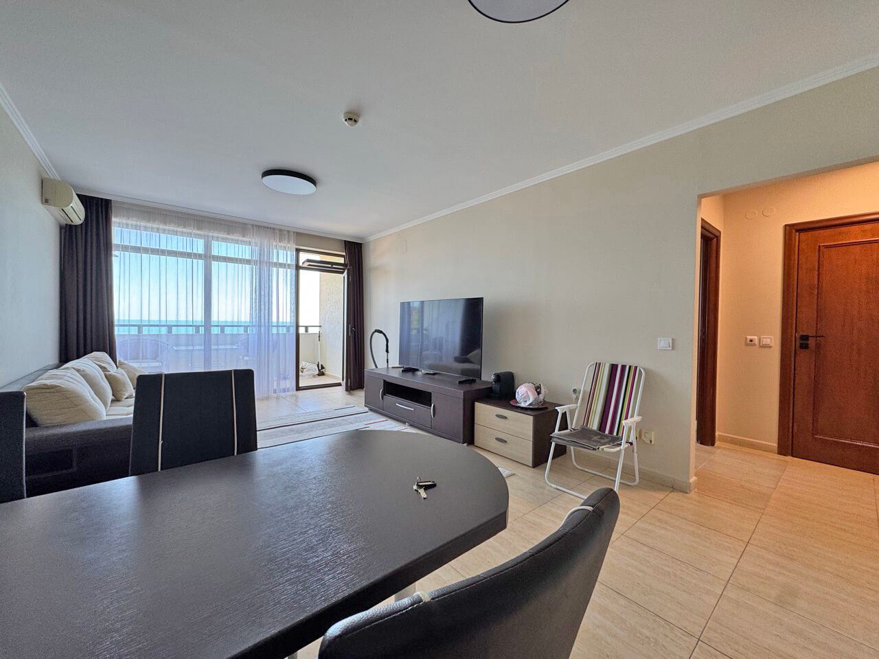 One-Bedroom Apartment on the First Line with Panoramic Sea View in Sveti Vlas
