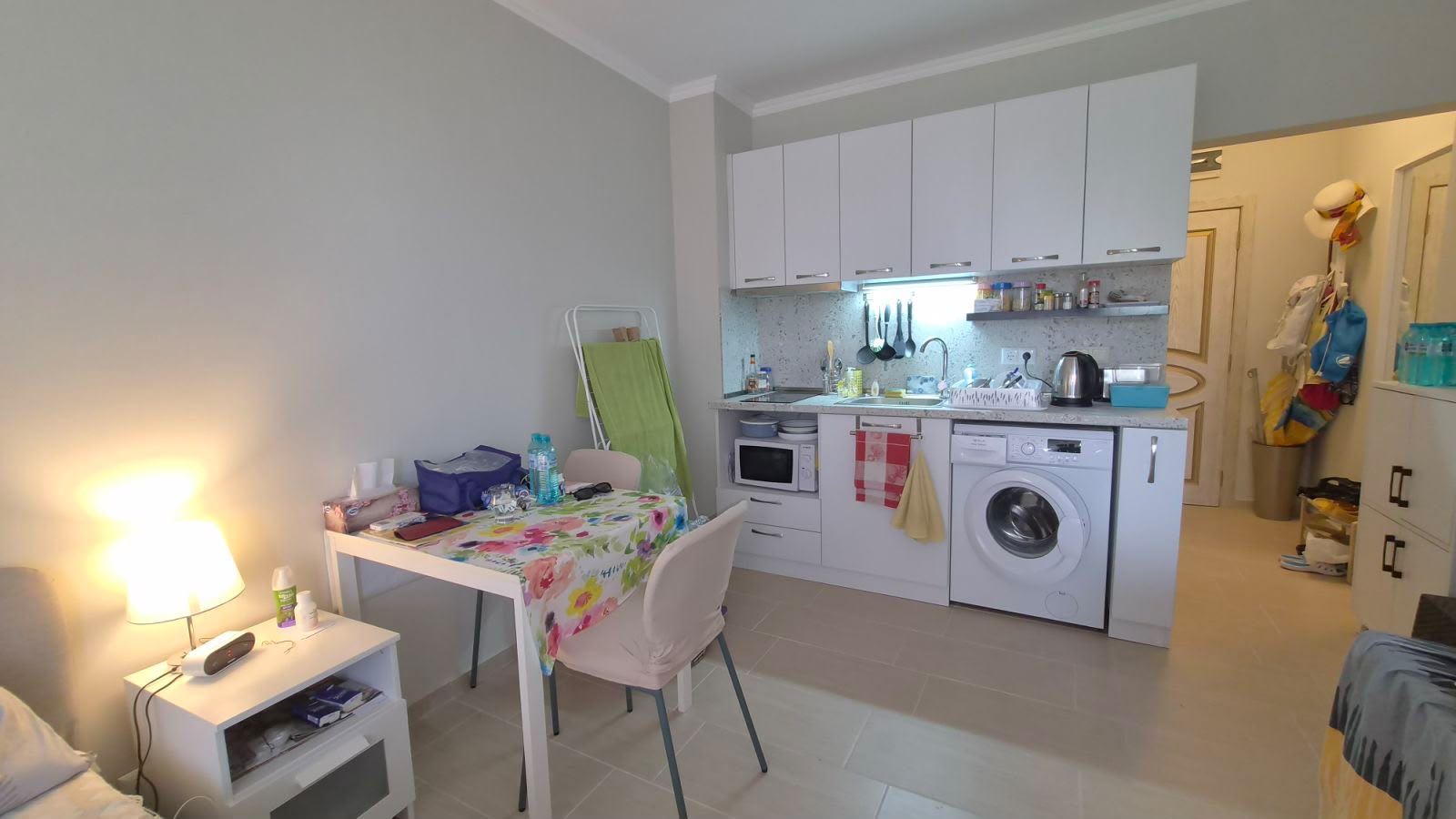 Furnished studio just steps from the South Beach in Pomorie – low maintenance fee, ready to move into