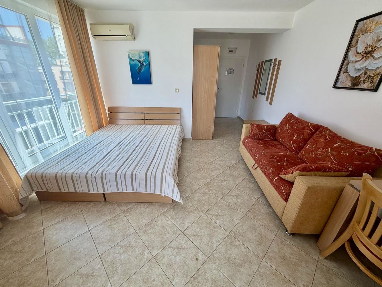 Spacious and fully furnished studio in a modern complex in Sunny Beach – an excellent property for living, holidays, and investment