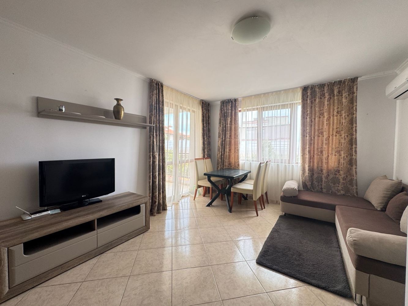 One-Bedroom Apartment in a Gated Complex in Aheloy – Fully Furnished and Ready to Move In
