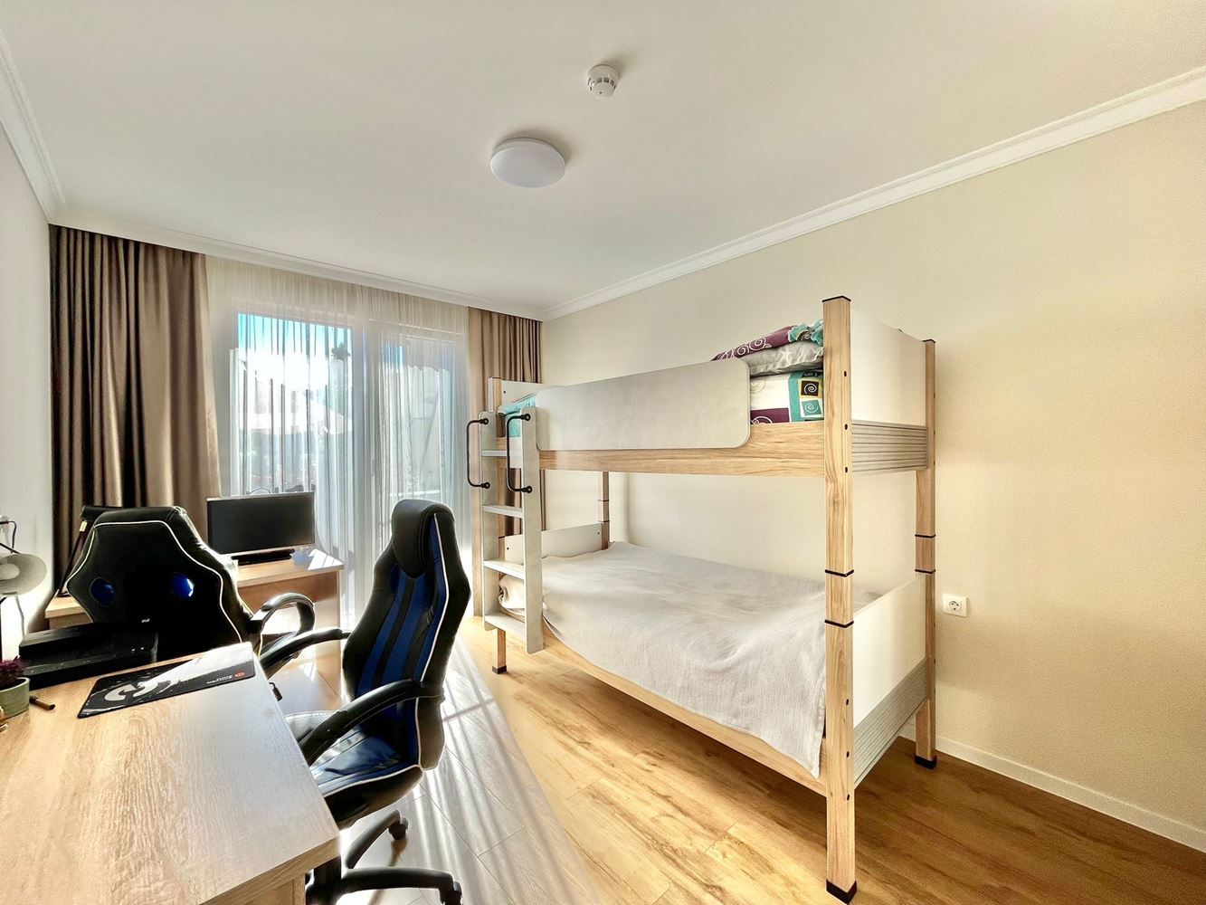 Luxury two-bedroom apartment on two levels in the heart of Ravda – new construction with swimming pool and premium comfort
