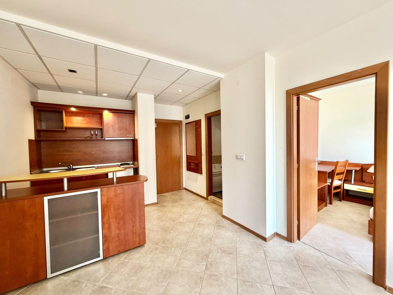 Spacious One-Bedroom Apartment with Sea View on the Second Line in Sunny Beach
