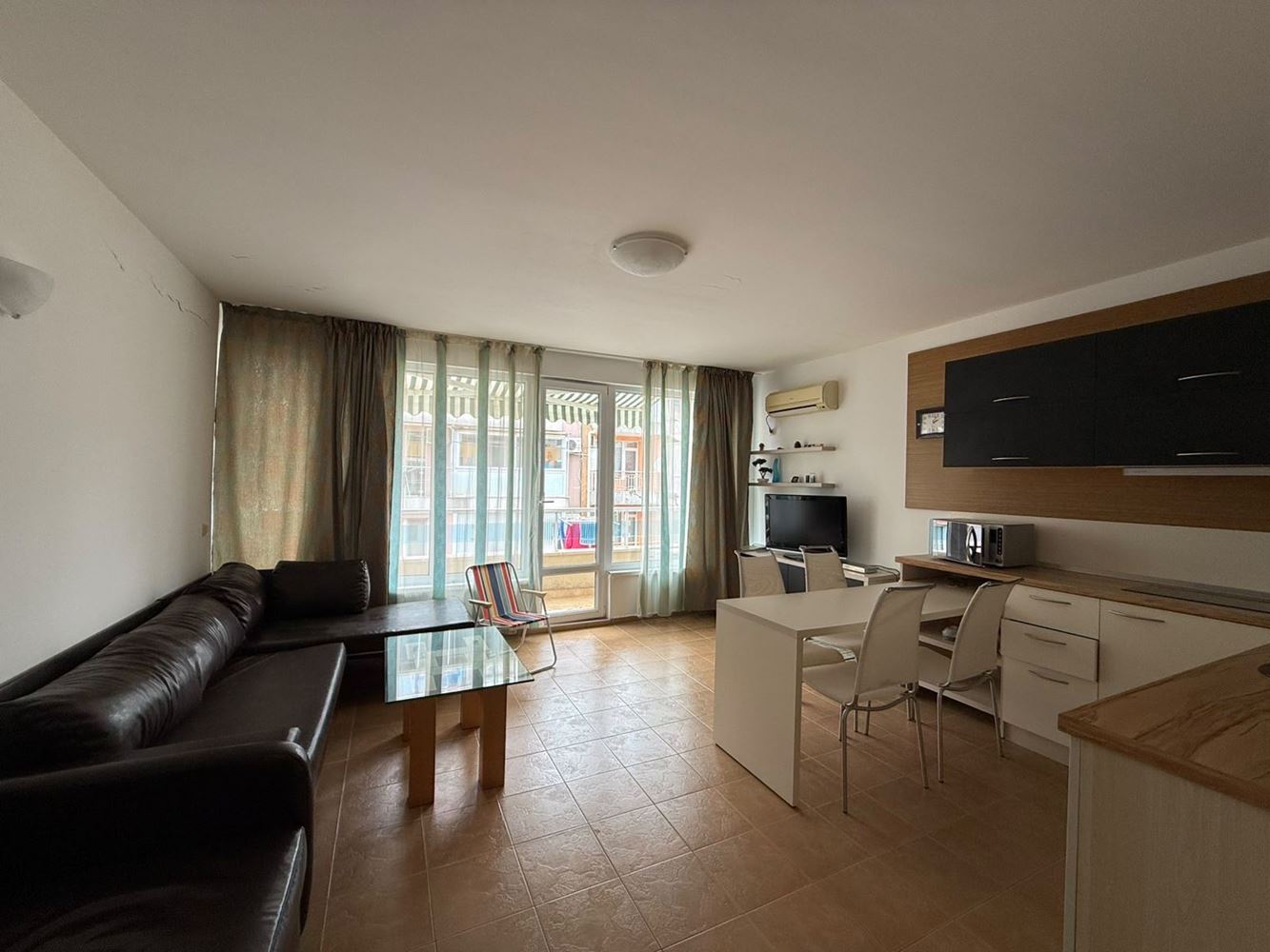 Furnished Studio Just 200 m from the Sea in Pomorie – A Practical Property with an Excellent Location