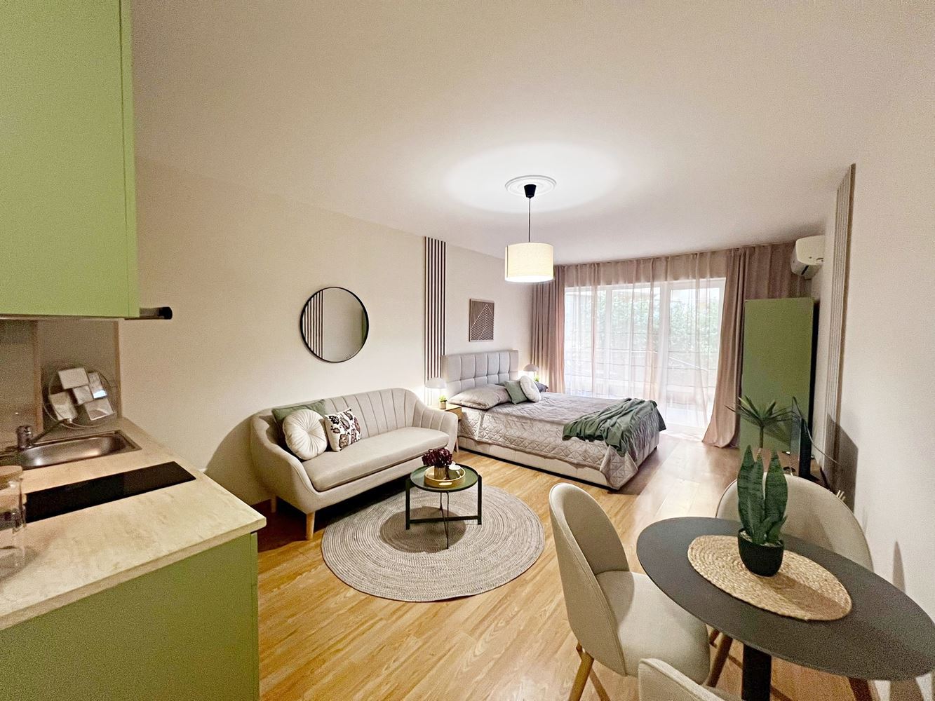 Studio with designer renovation in Sveti Vlas – only 200 m from the sea