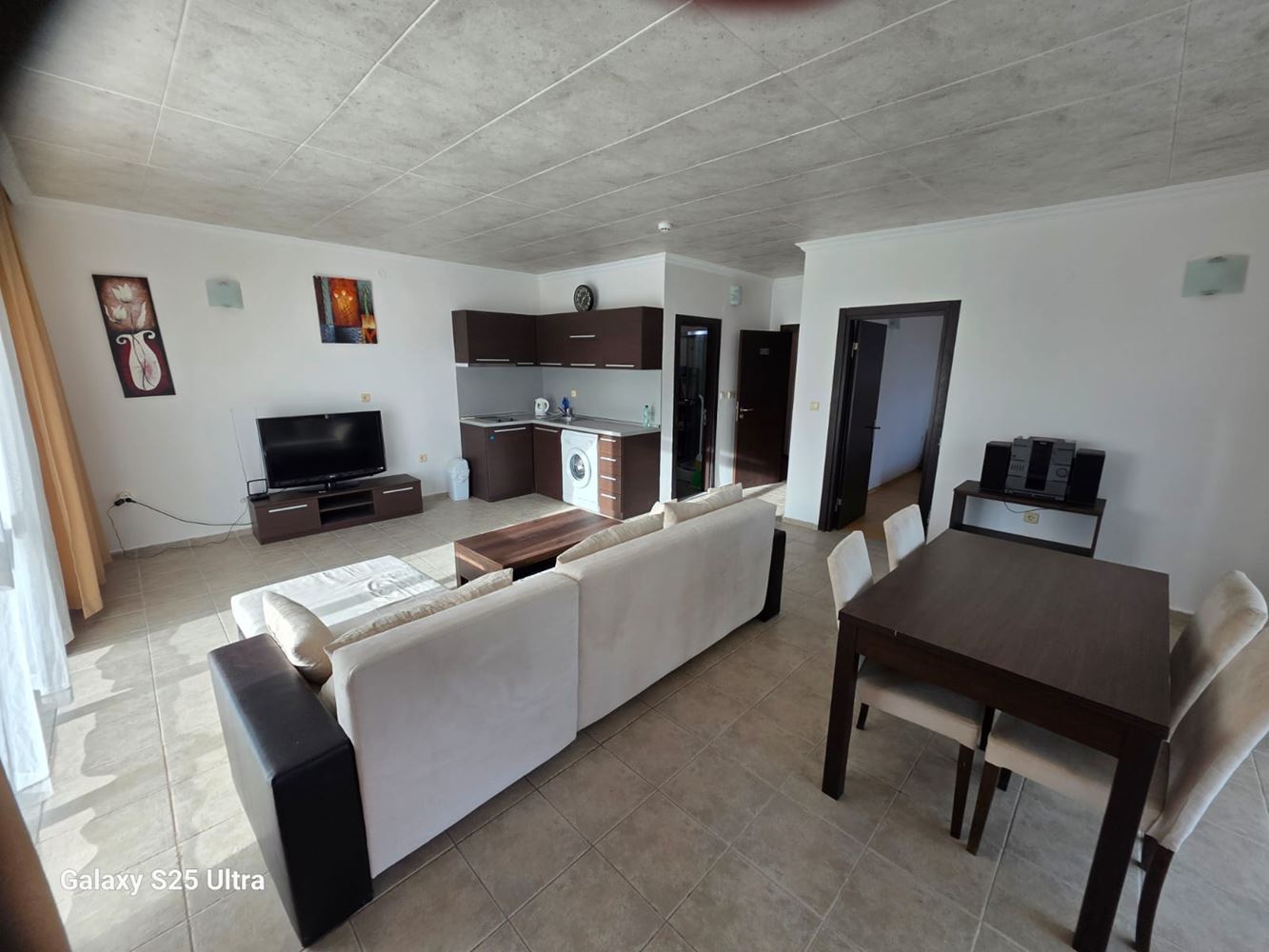 One-bedroom apartment with sea view and Old Nessebar view in Sveti Vlas