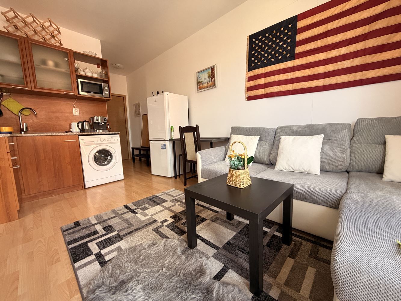 Small apartment, great opportunity – ready one-bedroom apartment near Sunny Beach
