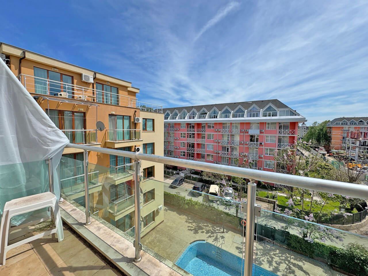 Comfortable Studio in Sunny Beach – Excellent Location, Coziness and Security Just 400 Meters from the Beach