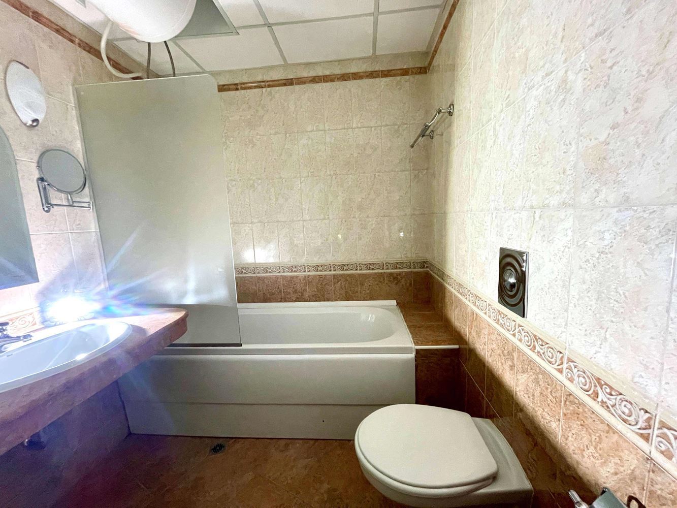 Spacious One-Bedroom Apartment on the First Sea Line in Pomorie with Sea View