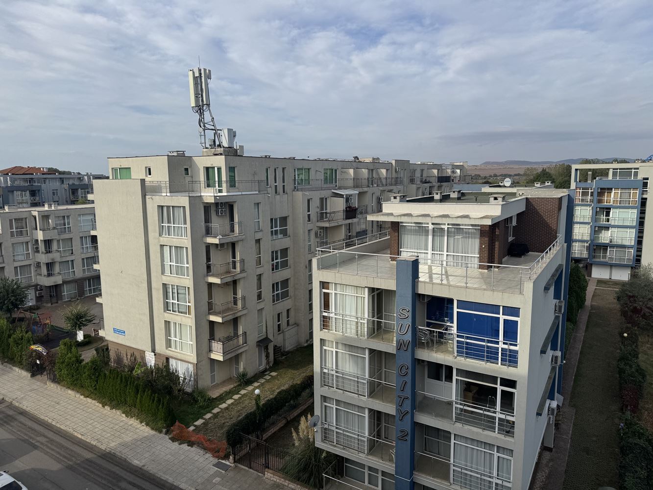 One-bedroom apartment with panoramic views in the heart of Sunny Beach