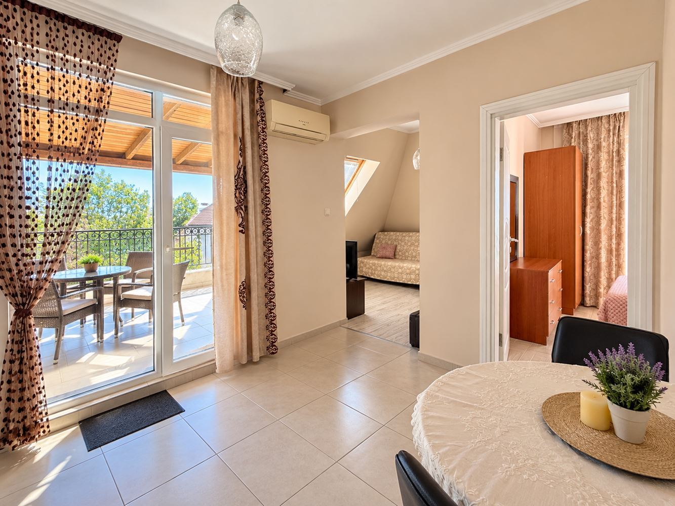 Apartment with Two Bedrooms and Two Terraces in a Peaceful Complex in Sunny Beach