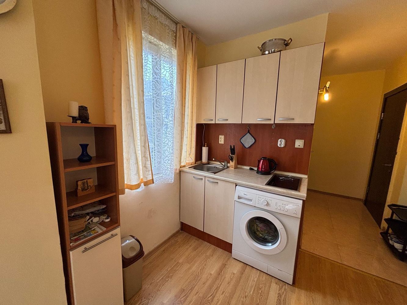 Spacious Studio Apartment Without Maintenance Fee in Nessebar in an Excellent Location Close to the Sea