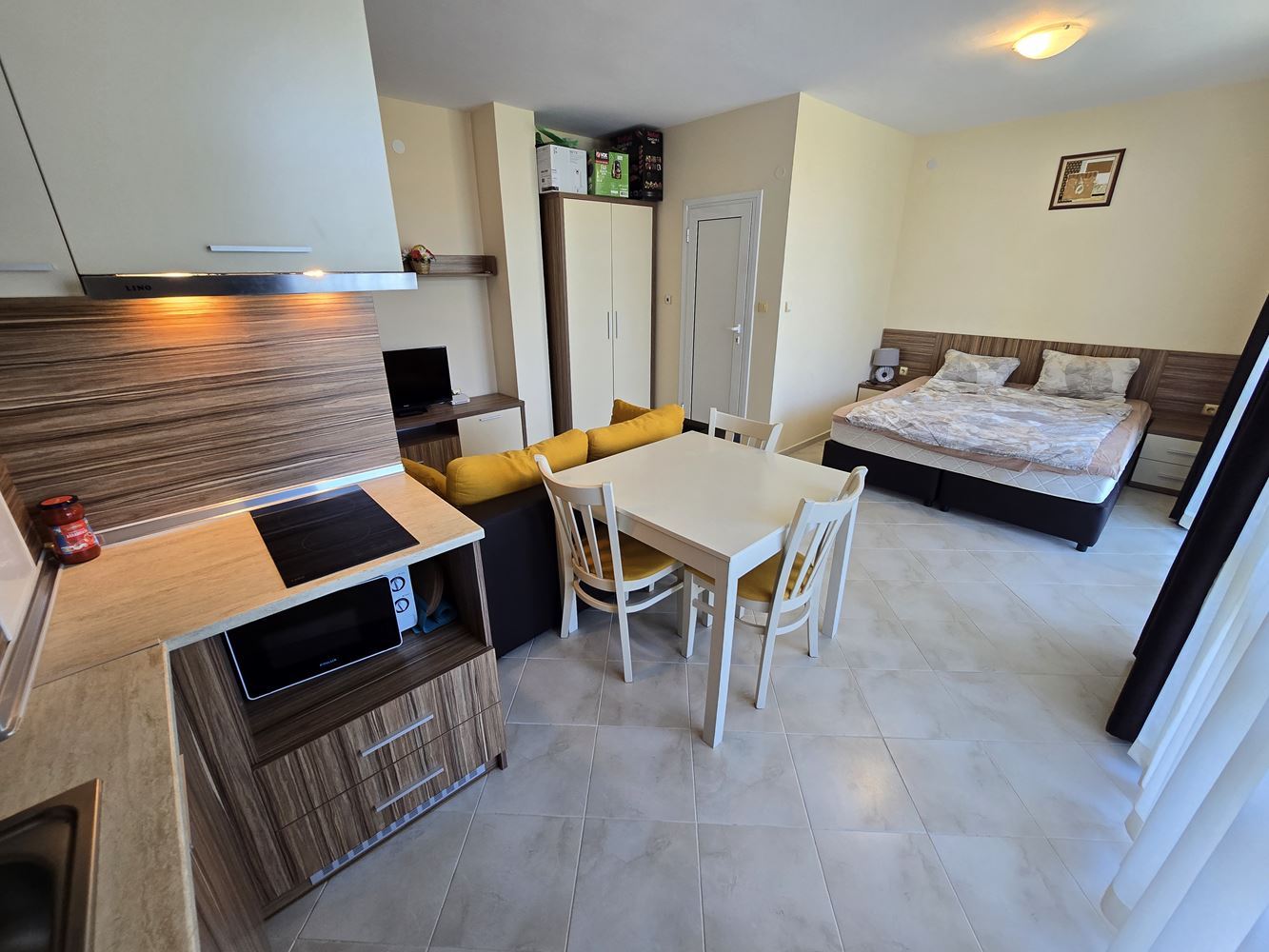 Sunny Beach – Spacious Studio with Excellent Potential for Conversion into a Small One-Bedroom Apartment