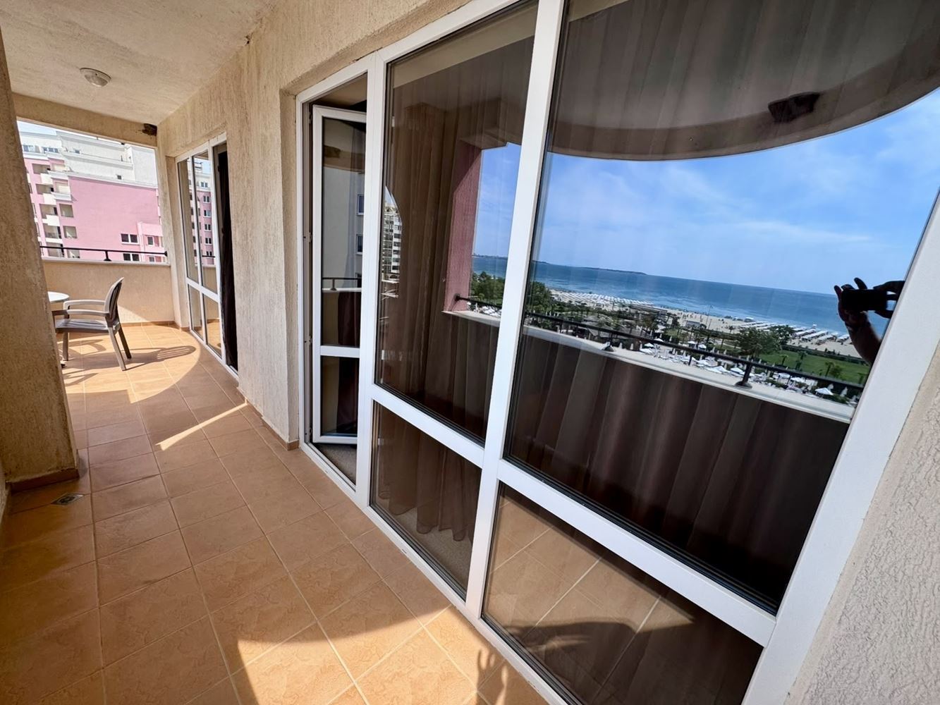 One-Bedroom Apartment on the First Line with Panoramic Sea View in Sunny Beach