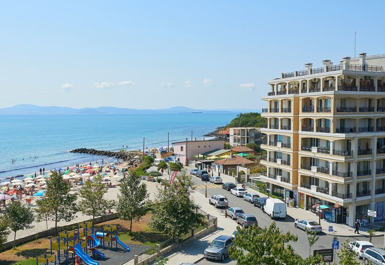 One-Bedroom Apartment on the First Line in Pomorie with Panoramic Sea View and Excellent Amenities