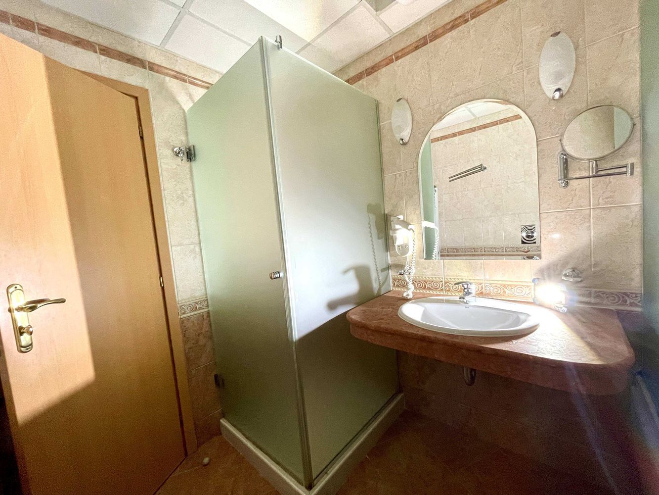 Spacious One-Bedroom Apartment on the First Sea Line in Pomorie with Sea View