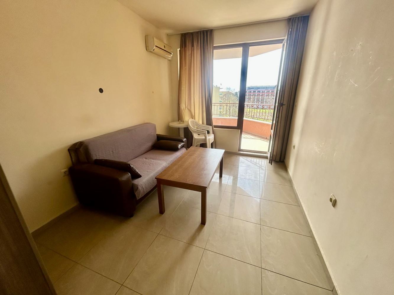 One-bedroom apartment in the central part of Sunny Beach with pool view