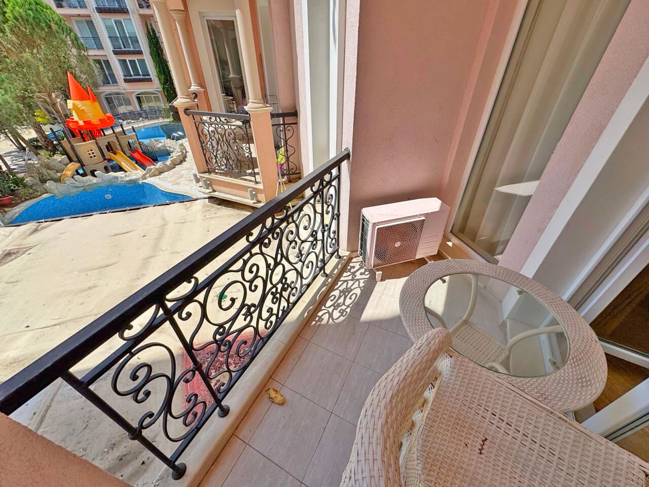 Elegant One-Bedroom Apartment with Pool View in a Luxury Complex in Sunny Beach