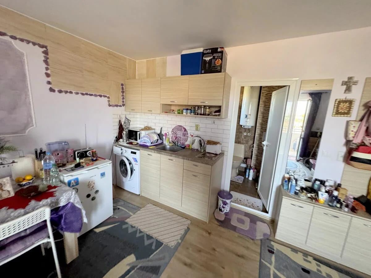 Stylishly furnished studio in Ravda with a low maintenance fee – close to the beach and all necessary amenities
