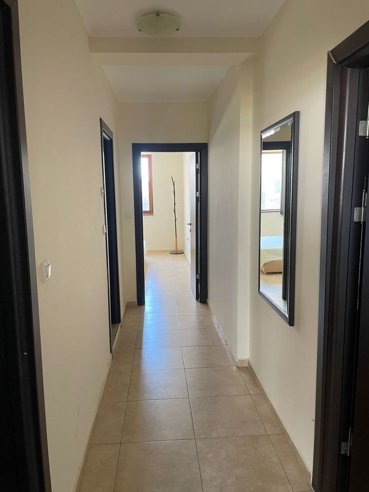Stylish three-room apartment on the ground floor with a pool view – only 300 meters from the sea in Nessebar