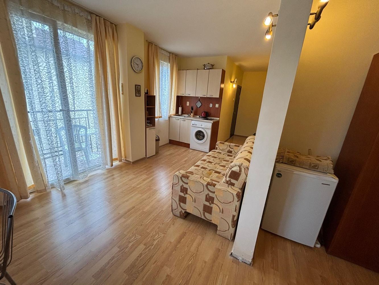 Spacious Studio Apartment Without Maintenance Fee in Nessebar in an Excellent Location Close to the Sea