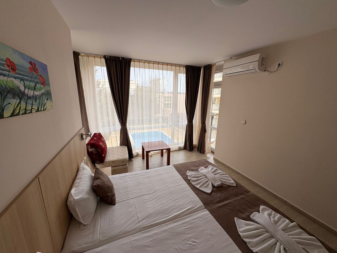 Two-Bedroom Apartment 300 Meters from the Beach in the Center of Sunny Beach