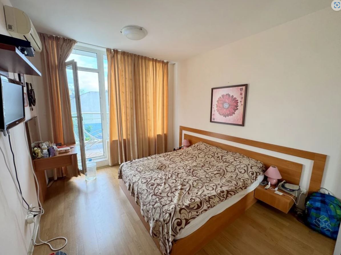 Spacious Two-Bedroom Apartment on the First Sea Line in Ravda – Panoramic Sea View and Prestigious Location