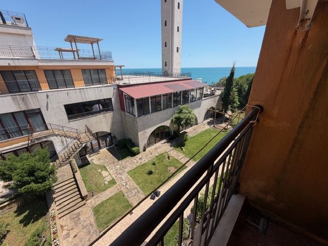 One-bedroom apartment on the first line with sea view in Aheloy