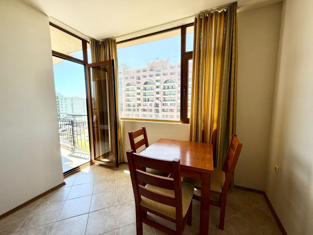 Spacious One-Bedroom Apartment with Sea View on the Second Line in Sunny Beach