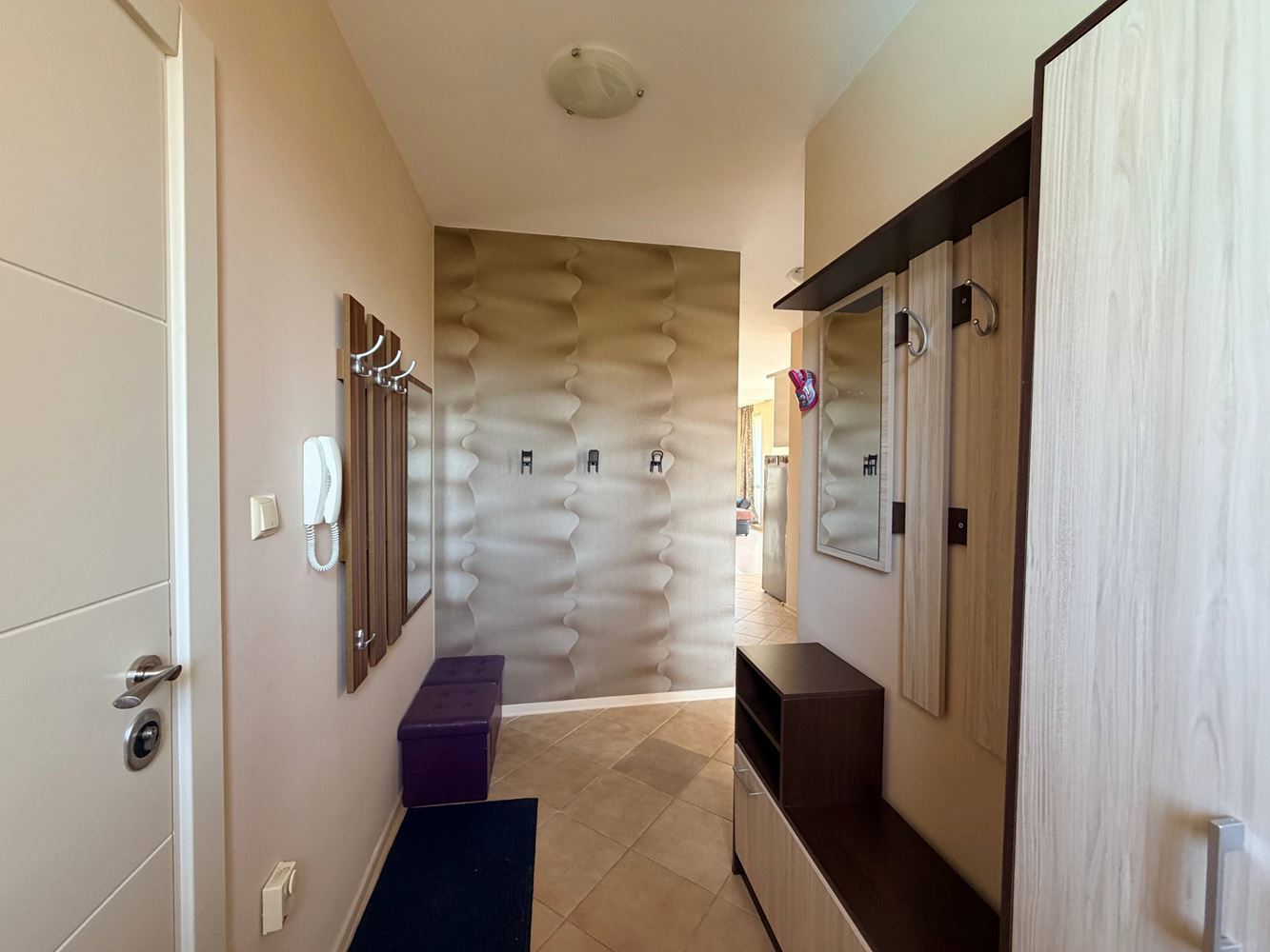 Spacious one-bedroom apartment with panoramic sea view in Chernomorets – a ready home by the sea