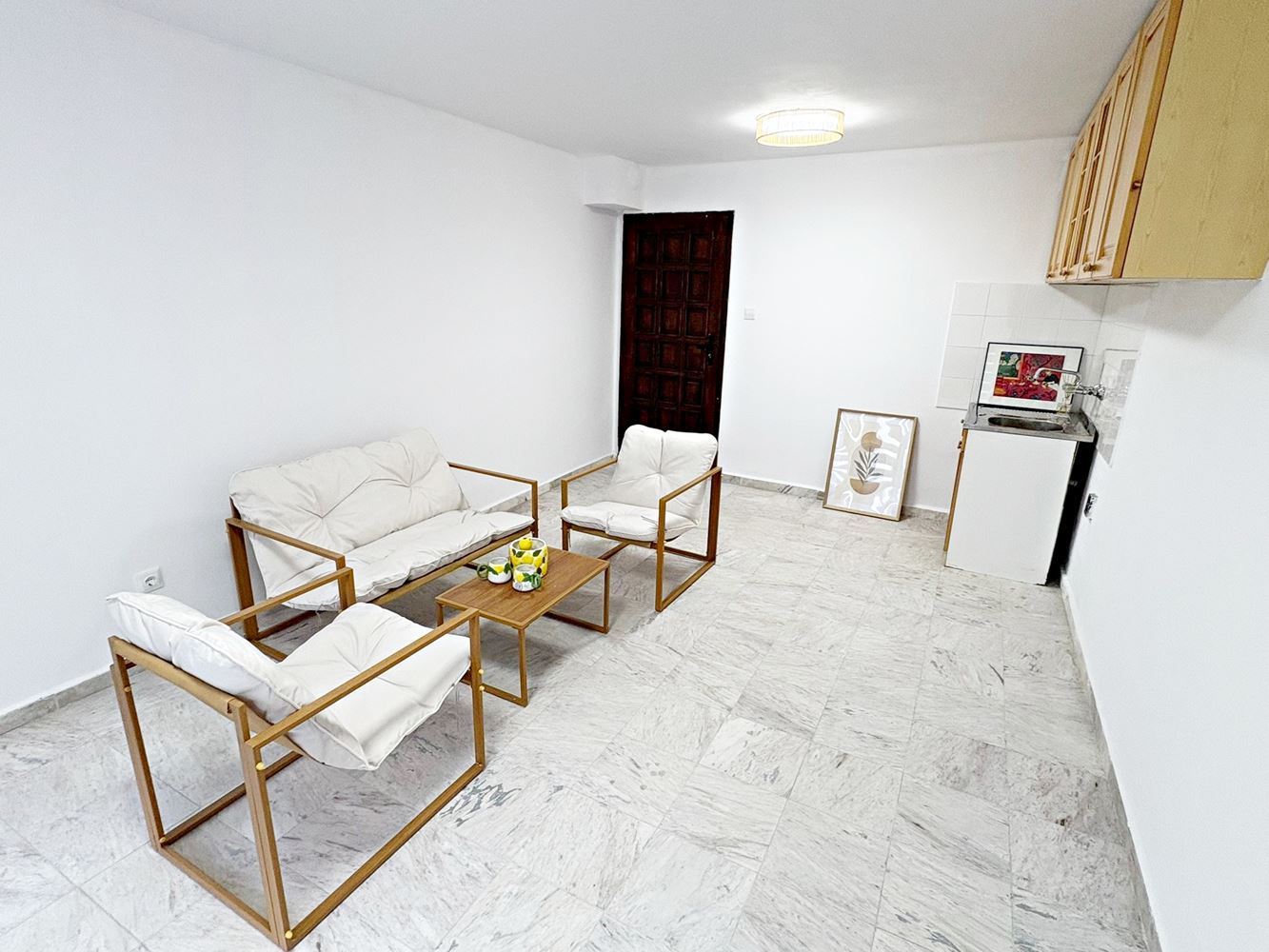 Two independent residential spaces with sea view in the center of Sveti Vlas – designer interior and private parking space