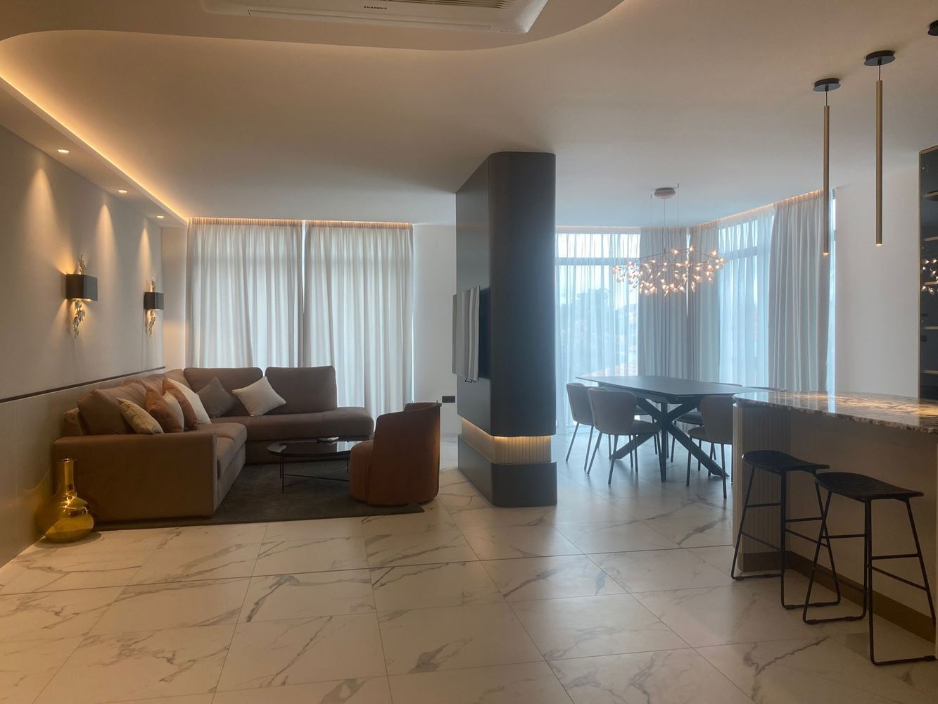 Elegant and spacious three-bedroom apartment on the first sea line in Nessebar – panoramic sea view and premium comfort