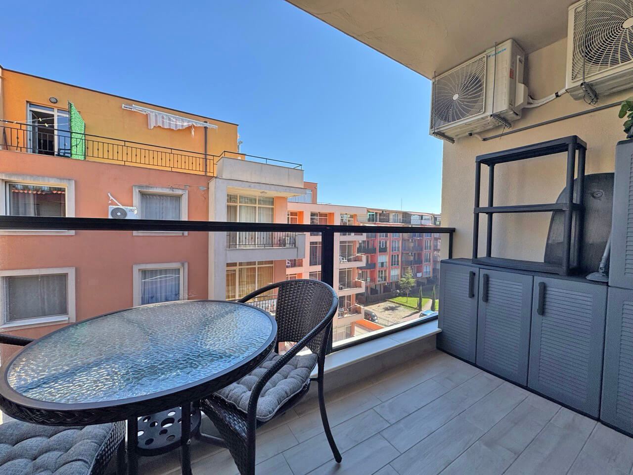 Modern fully furnished one-bedroom apartment in Sunny Beach – style and amenities all year round
