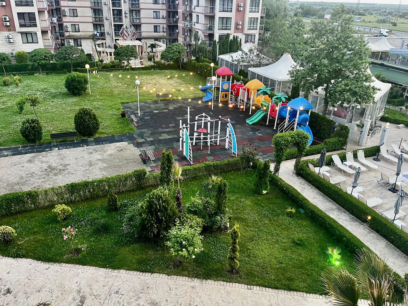 Beautiful studio with a wonderful view of the pool in the heart of Sunny Beach