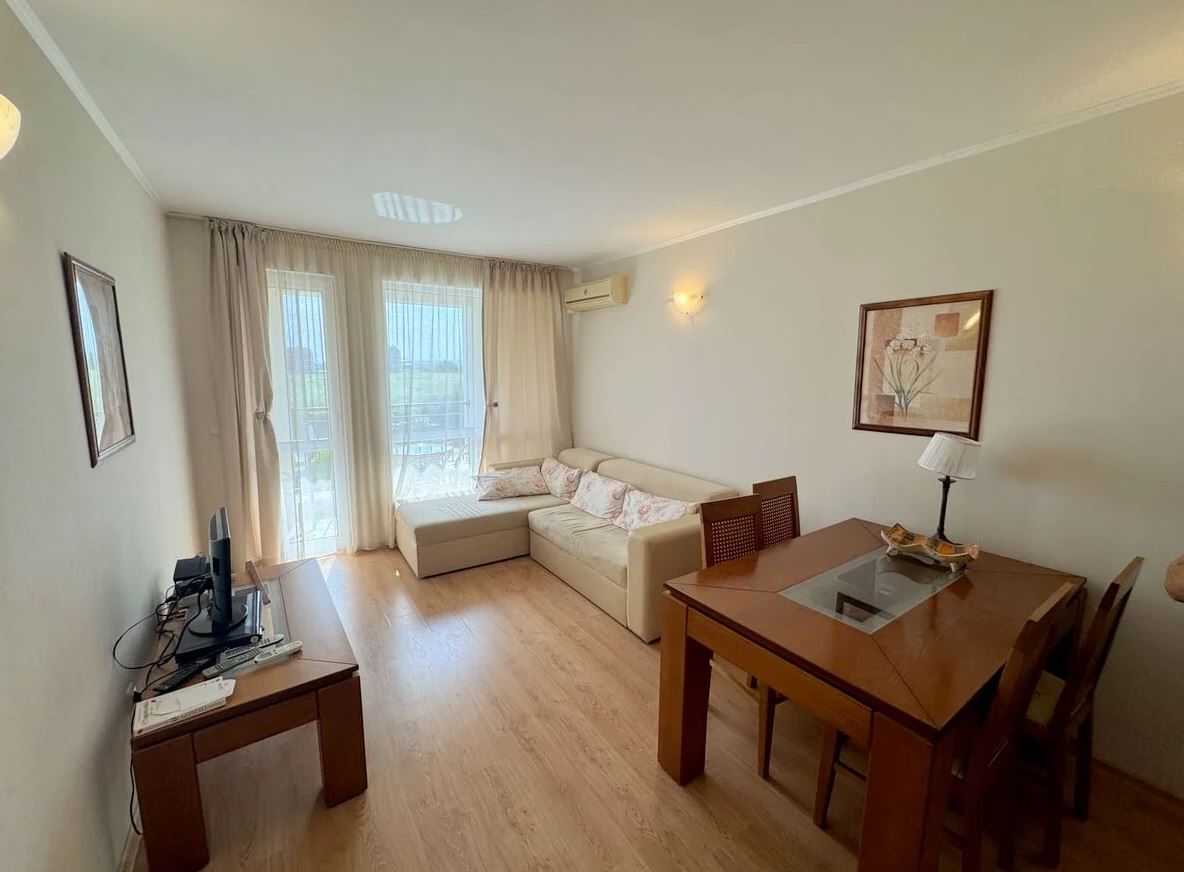 One-Bedroom Apartment with Sea View in a Gated Complex in Ravda – 200 m from the Sea