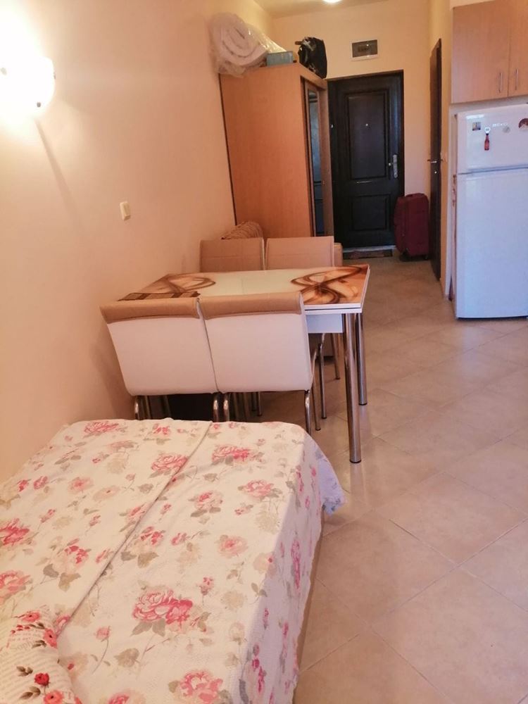 Spacious Studio Apartment in Sunny Beach, 300 Metres from the Beach, with a Low Maintenance Fee