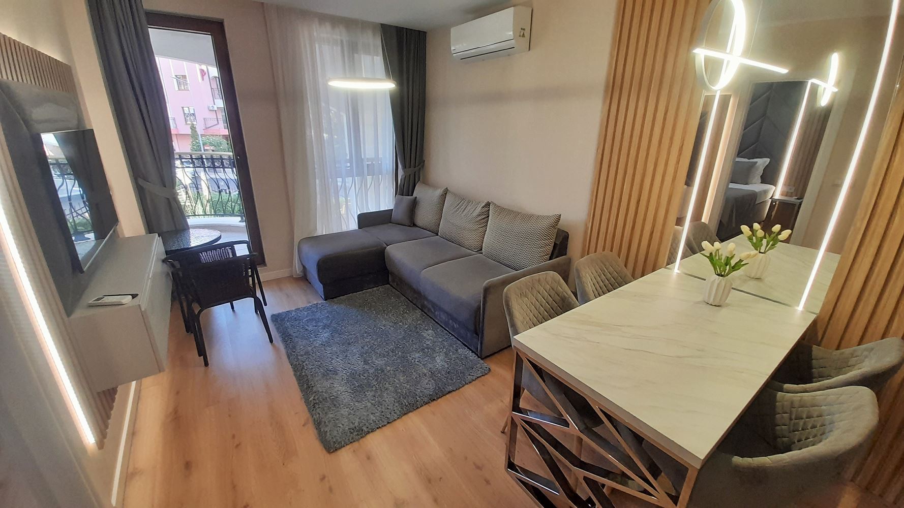One-Bedroom Apartment with Pool View in a Complex with Impressive Infrastructure in Sunny Beach