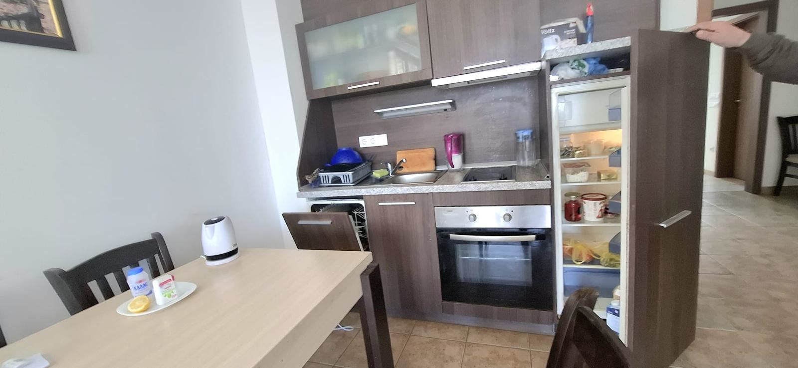 Three-room apartment on the first line with frontal sea view in Pomorie. With underground parking space!