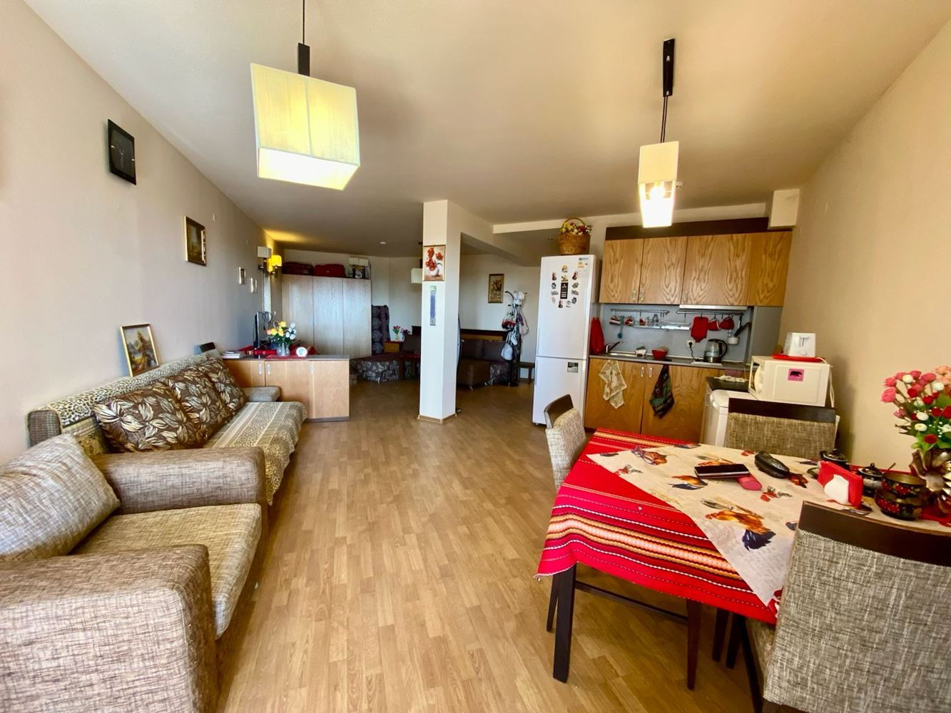 Spacious fully furnished studio with pool view in Sunny Beach – comfort, tranquility, and excellent investment