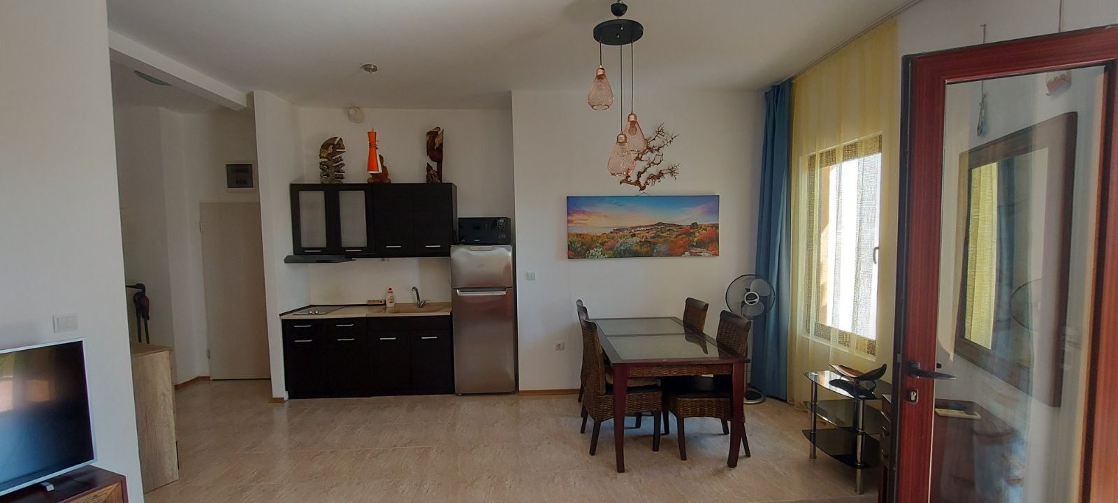 First line in Aheloy – one-bedroom apartment with panoramic sea view, private garden and excellent amenities