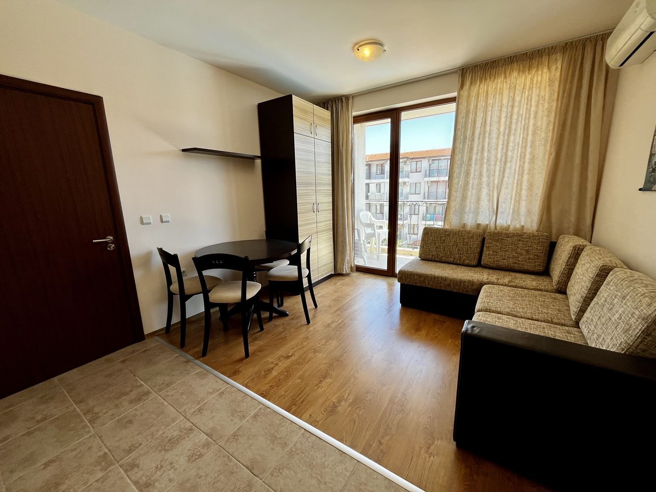 Seaside comfort and tranquility near Nessebar! Furnished one-bedroom apartment with pool view in a luxurious gated complex