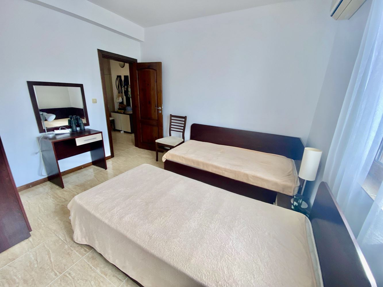 Luxury apartment on the first sea line in Sveti Vlas – two bedrooms, sea view and full infrastructure