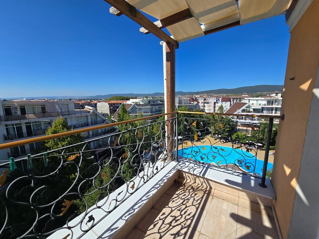 Sunny Beach - Fully Furnished Apartment with Two Balconies and Impressive SPA Infrastructure