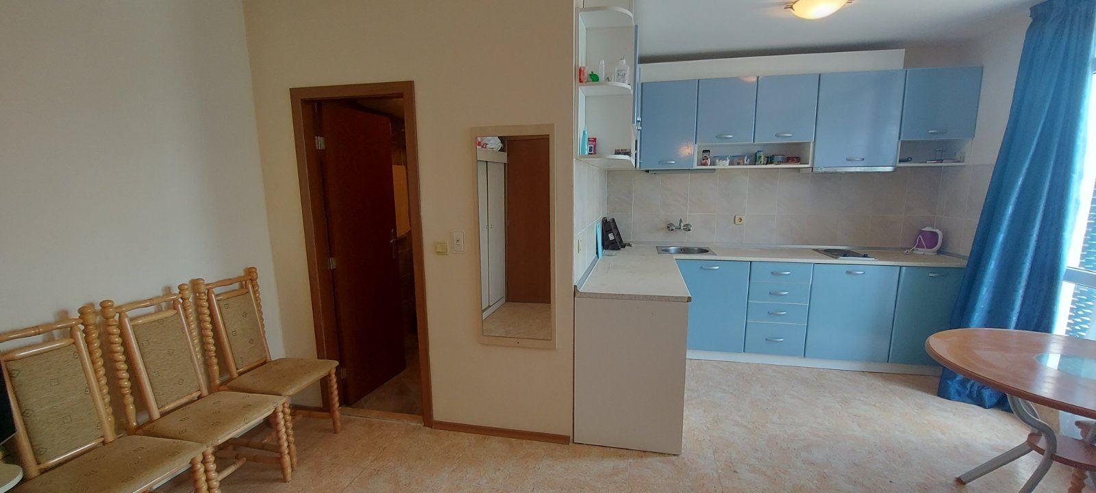 Spacious Furnished Studio in a Modern Complex Just 300 Metres from the Sea in Sunny Beach